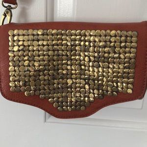 Francesca’s burnt orange/ gold  purse